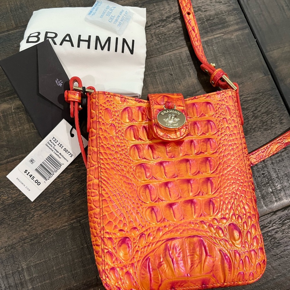 Brahmin NWT Marley dusty orange Melbourne